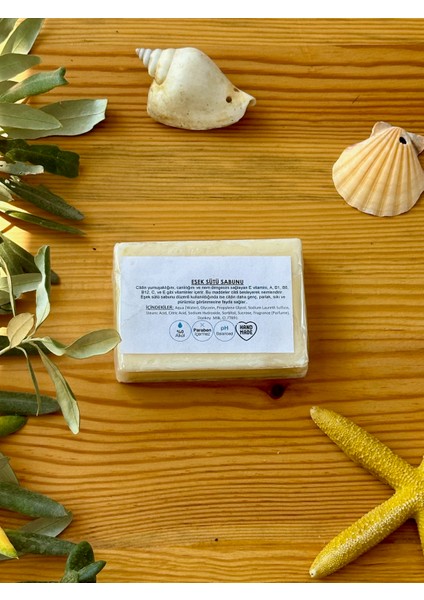 Doğal El Yapımı Eşek Sütü Sabunu 120 gr ( 1 Adet )