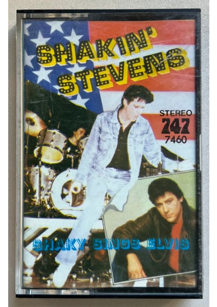 Shakin Stevens Shaky Sings Elvis Kaset (Dönem 747 Suudi Arabistan Baskı Kaset)