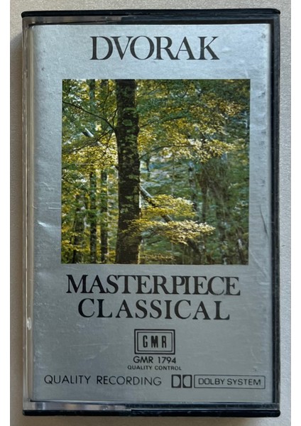 Dvorak Masterpiece Classical Kaset (Dönem Gmr Stüdyo Baskı Kaset)