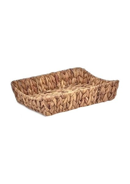 Dekoratif Kulplu Dikdörtgen Tepsi Sunum 29X21CM