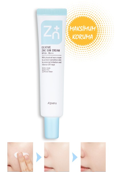 Mıssha A'pıeu Cicative Zinc Sun Cream