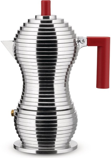 Pulcina Espresso Kahve Makinesi 20 cm Kırmızı