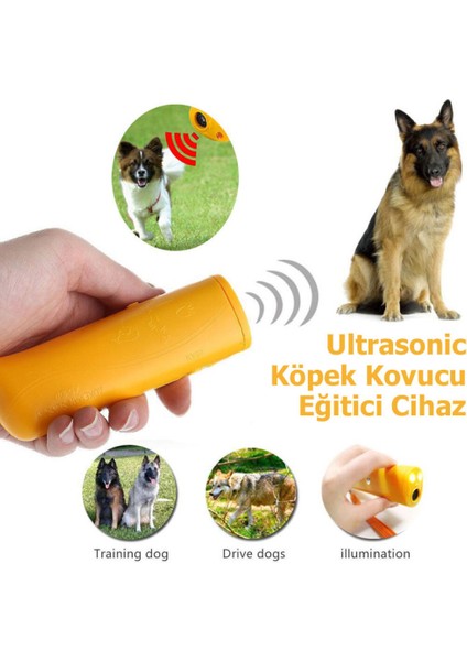 Ultrasonik Köpek Kovucu ve Eğitici