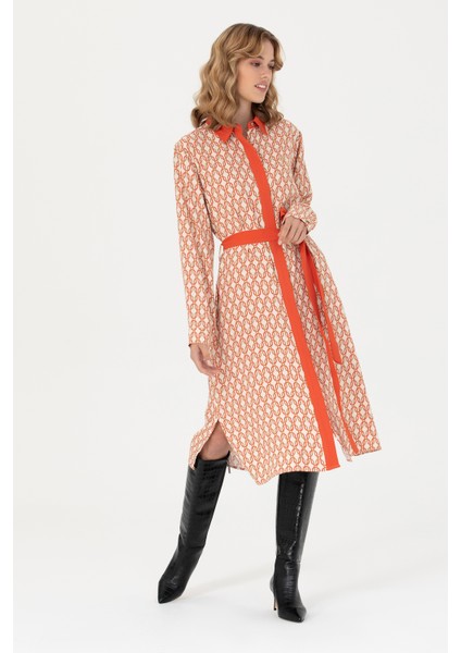 Kadın Krem Elbise (Dokuma) 50271172-VR071 modelleri