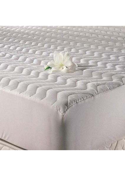 Sıvı Geçirmez Kapitoneli Fitted Tek Kişilik Yatak Pedi 100X200 cm