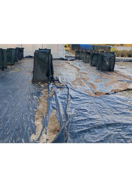 Bitki Çıkarmayan Taban Örtüsü Eni 3 Metre Siyah Renk