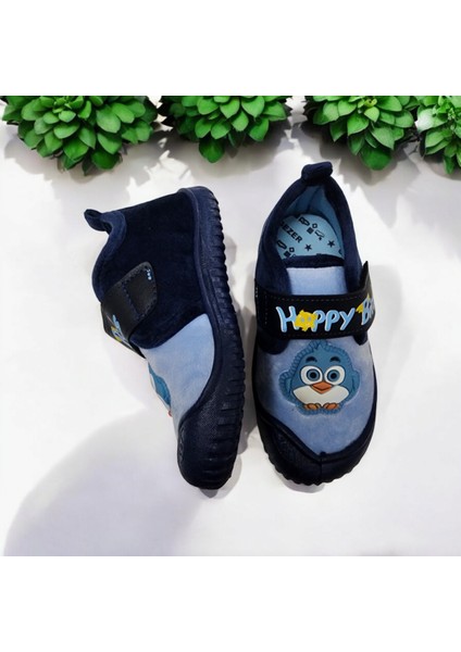 Tam Ortopedik Kışlık Happy Birds Yumuşak Kaymaz Taban Ev,kreş,anaokulu Panduf fırsatları