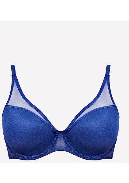 1010 Kadın Toparlayıcı Desteksiz Sütyen-Lacivert