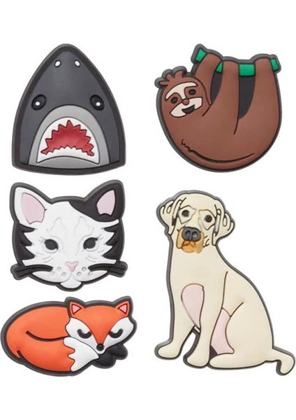 Jibbitz Jibbitzanimallover5 Pack Charms