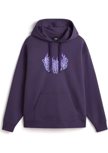 Hot Links Os Hoodie Kadın Mor Sweatshirt