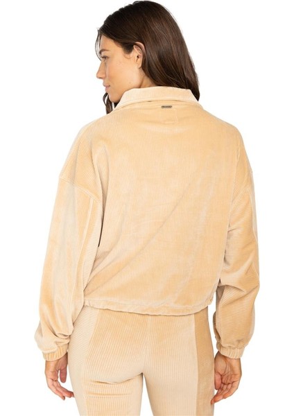 Coffee Tıme Cord Kadın Sweatshirt modelleri