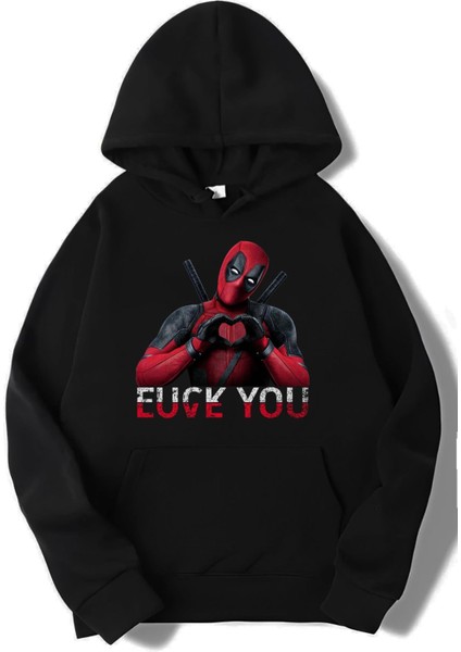 Unisex Oversize Deadpool Love You Hoodie