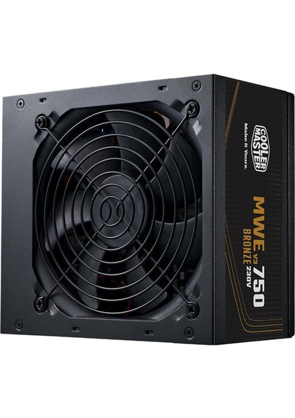 Cooler Master Mwe V3 750W 80+ Bronze Atx 3.1 120MM Fanlı Psu