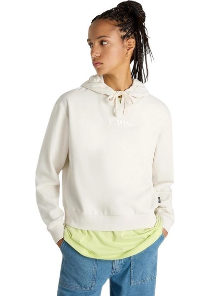 W Essentıal Ft Rlx Po Kadın Bej Sweatshirt