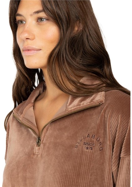 Coffee Tıme Cord Kadın Sweatshirt fırsatları