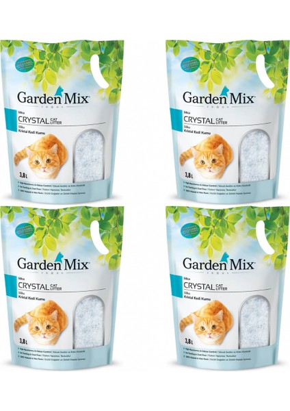 Garden Mix Silica Kedi Kumu 3.8 lt 4 Adet