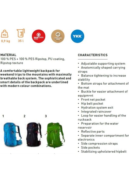 Courier Sırt Çantası - 35 Litre, Siyah