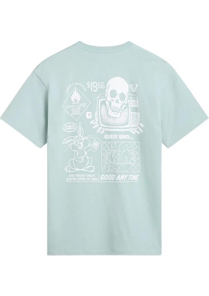 Crazy Eddy Ss Erkek Gri T-Shirt