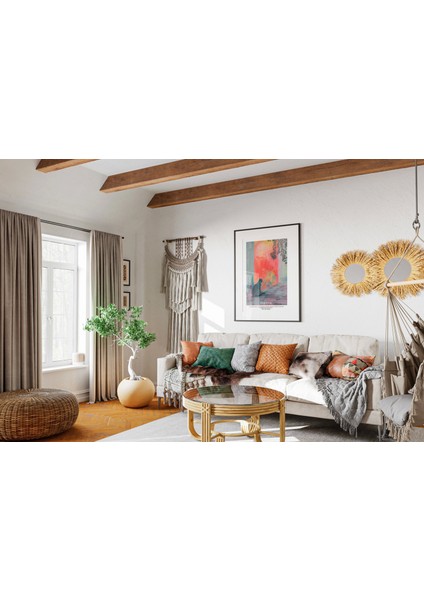 Sanatsal Kedi Görseli - Modern Dijital Baskı Poster modelleri