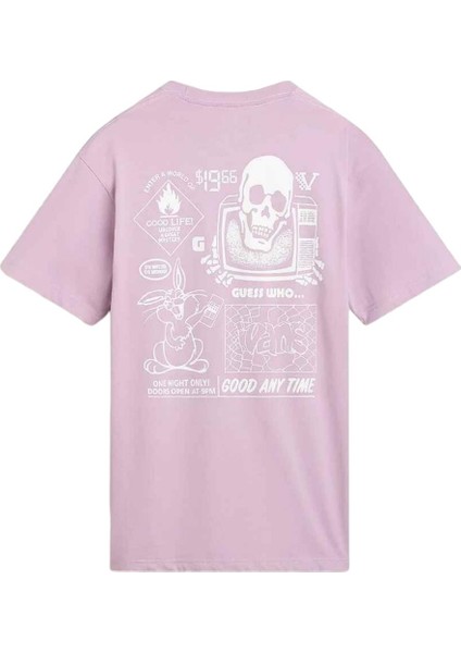 Crazy Eddy Ss Erkek Mor T-Shirt