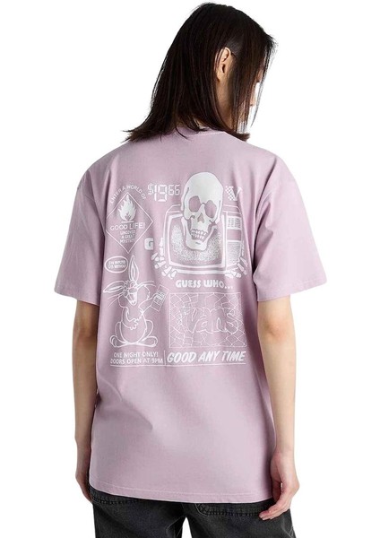 Crazy Eddy Ss Erkek Mor T-Shirt