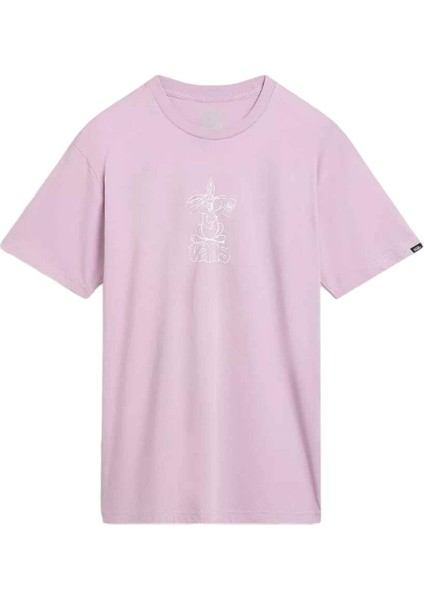 Crazy Eddy Ss Erkek Mor T-Shirt