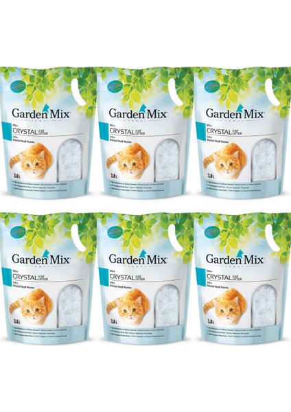 Garden Mix Silica Kedi Kumu 3.8 lt 6 Adet