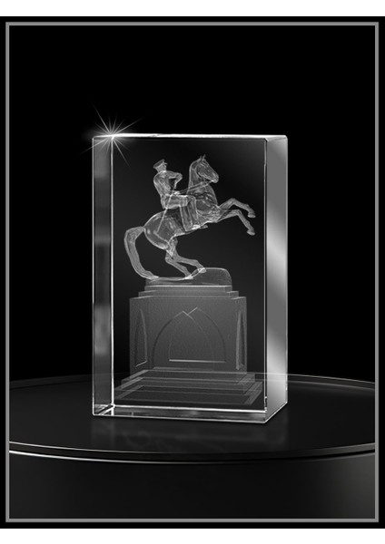 3D Kristal Atatürk 13