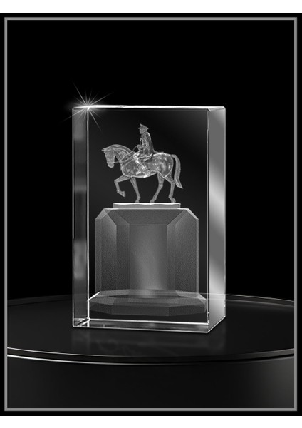 3D Kristal Atatürk 19
