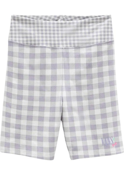 Mixed Up Gingham Mor Şort