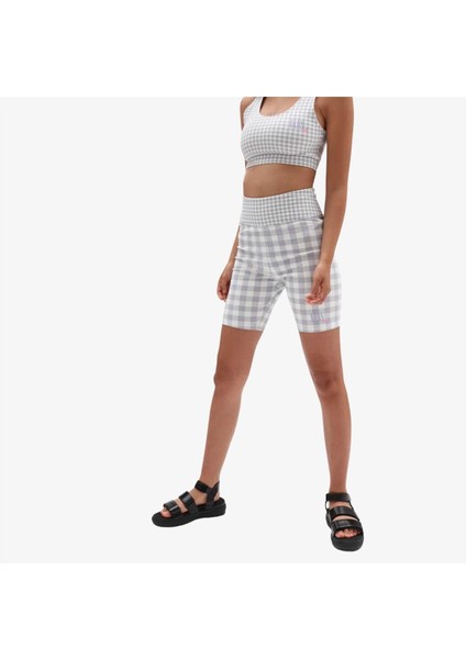 Mixed Up Gingham Mor Şort fırsatları