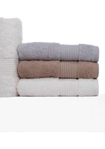 Rozemary Serisi 3Lü Banyo Havlu Seti *70x140cm fiyatları