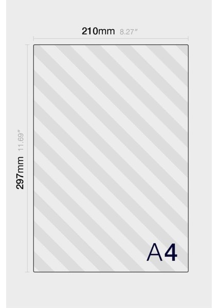 Asetat Pvc A4 25 Adet 100 Micron