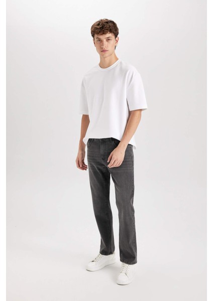 Sergio Regular Fit Normal Kalıp Normal Bel Boru Paça Jean Pantolon D0028AX24AU