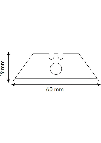 VT875157 Profesyonel 2 Kademeli Katlanır Metal Maket Bıçağı