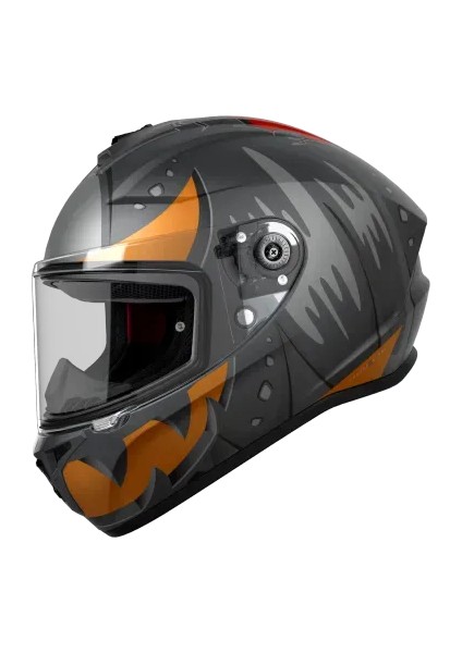 Axxıs Draken S Pumpkın B4 Matt Fluo Orange