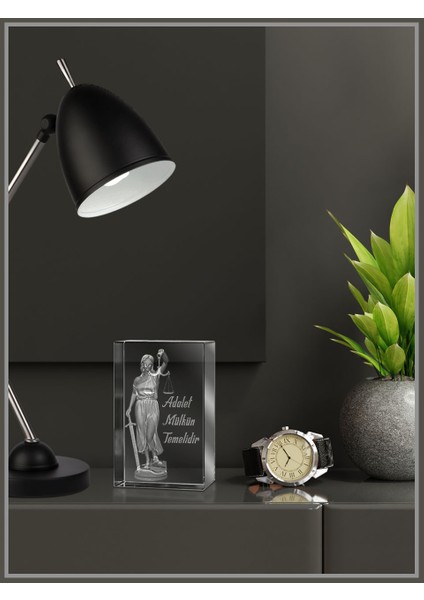 3D Kristal Adalet Heykeli fiyatları