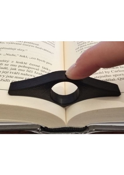 Siyah Kitap Sayfa Tutucu