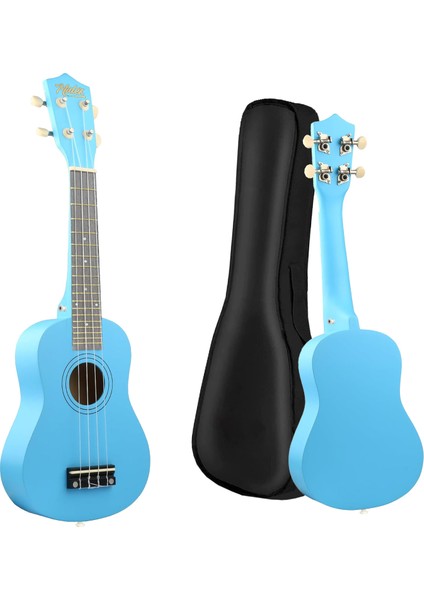 UKX-233BL Mavi Concert Ukulele (Askı Çanta Metod Pena)
