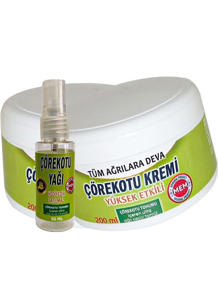Çörek O+ 45 Tlu Bakım Kremi CRK:024 2li 200 ml Green Box Relax Büyük Boy + Yanında 30 ml Çörek Otu Yağı