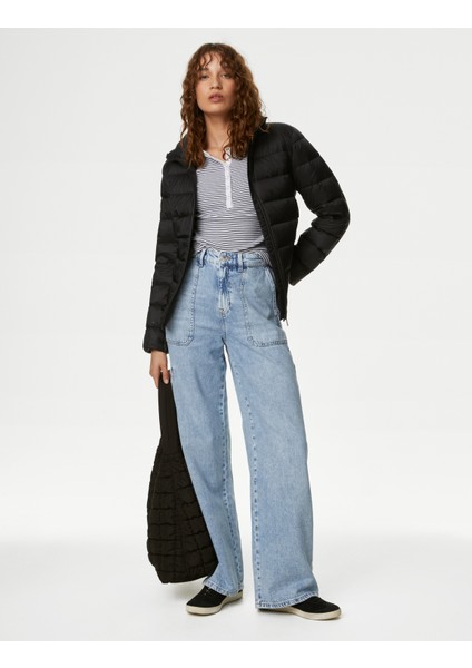 Feather & Down Kuş Tüyü Karışımlı Puffer Mont