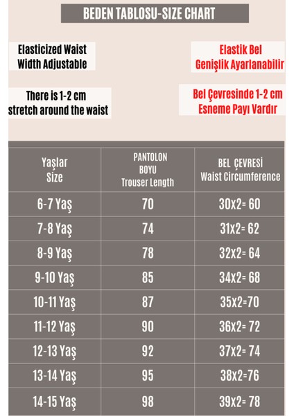 Çocuk Unisex Kız/erkek Beli Lastikli Dar Paça Pamuklu Gabardin Kumaş Lacivert Okul PANTOLONU-PNT-2023 modelleri