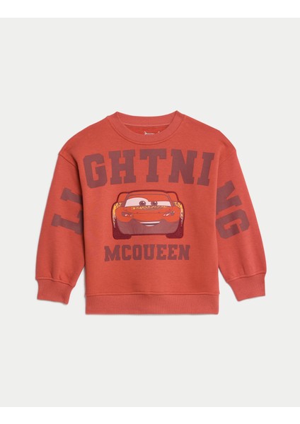 Marks & Spencer Cars™ Desenli Uzun Kollu Sweatshirt