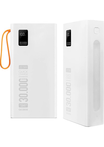 Powerway QC30S 30000 Mah Dijital Göstergeli Kendinden Kablolu Powerbank fiyatları