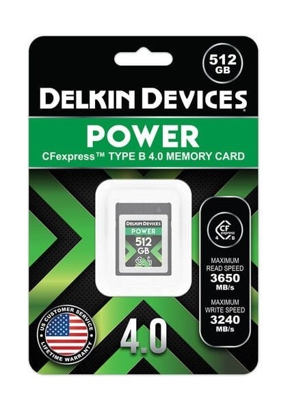 Delkin 512GB Power Cfeb 4.0 Type B Hafıza Kartı