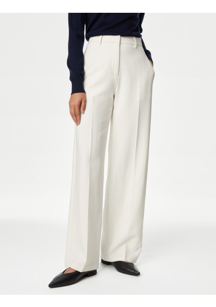 Tailored Fit Wide Leg Pantolon