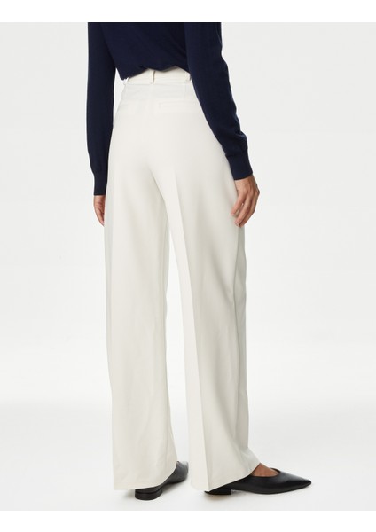 Tailored Fit Wide Leg Pantolon