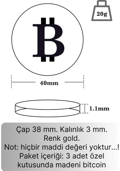 3 Adet Özel Seri Premium Bitcoin Madeni Para Kutulu Hediyelik Metal Hatıra Koleksiyon Kripto Coin modelleri