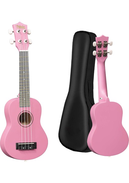 UKX-233PK Pembe Concert Ukulele (Askı Çanta Metod Pena)