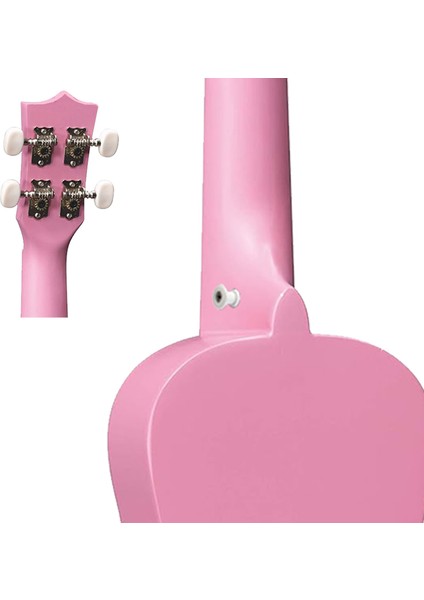 UKX-233PK Pembe Concert Ukulele (Askı Çanta Metod Pena)